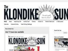 Tablet Screenshot of klondikesun.com